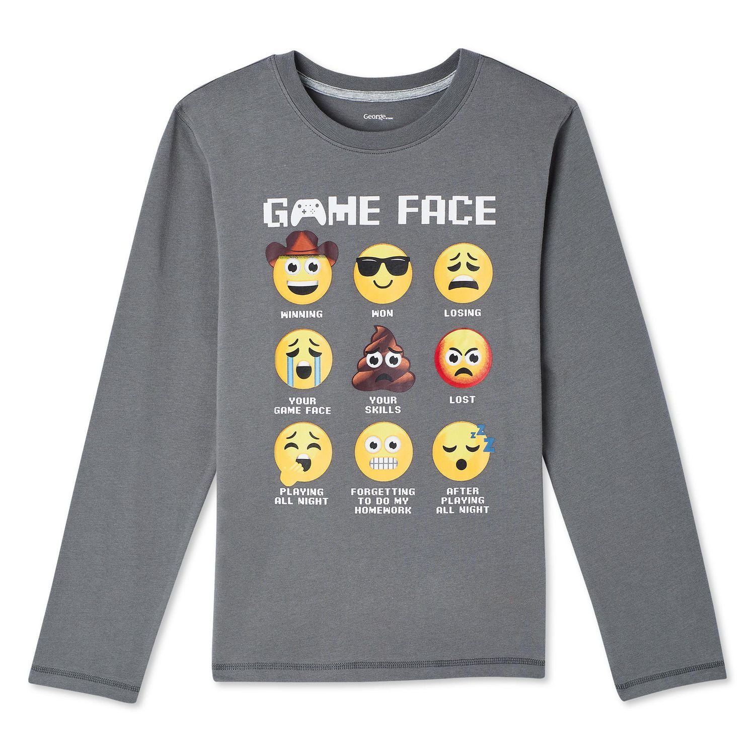 George Boys' Long Sleeve Graphic Tee