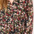 thumbnail image 5 of DV L/S smocked waist mini dress with button down front, 5 of 5