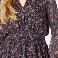thumbnail image 5 of DV L/S smocked waist mini dress with button down front, 5 of 5