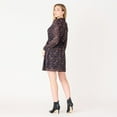 thumbnail image 4 of DV L/S smocked waist mini dress with button down front, 4 of 5
