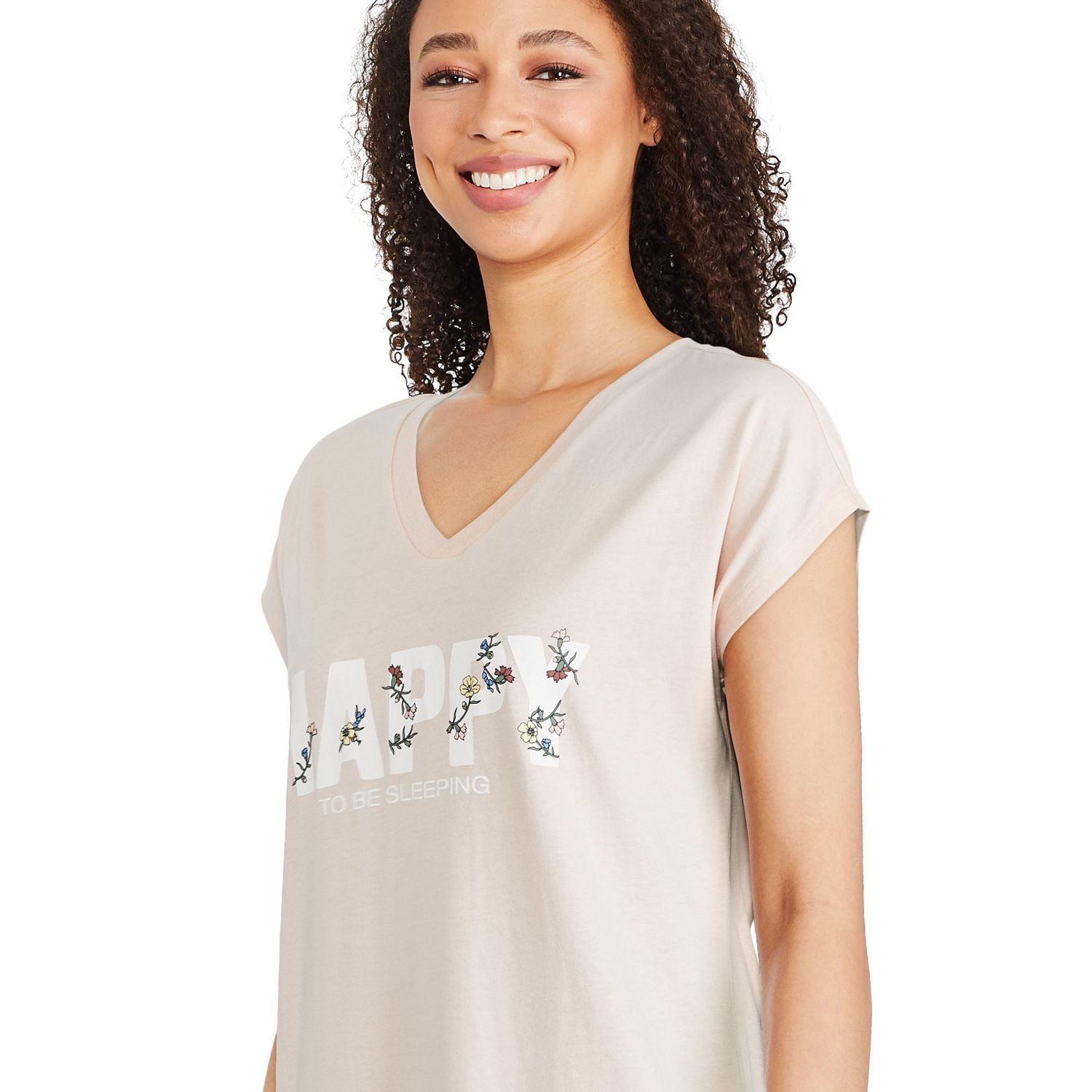 George Women's V-Neckline Nightshirt, Sizes S-XL