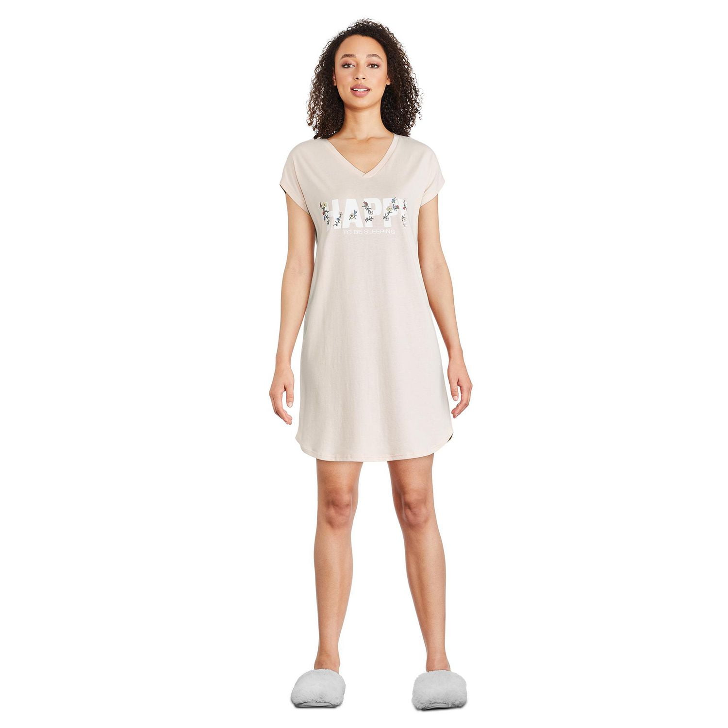 George Women's V-Neckline Nightshirt, Sizes S-XL