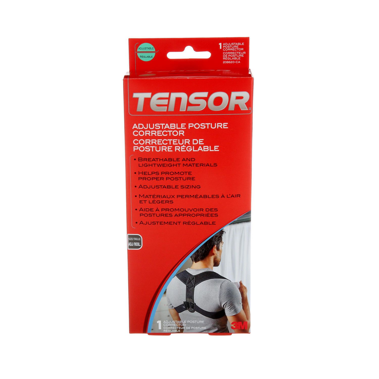 Tensor™ Posture Corrector 208620-CA, One Size - Adjustable