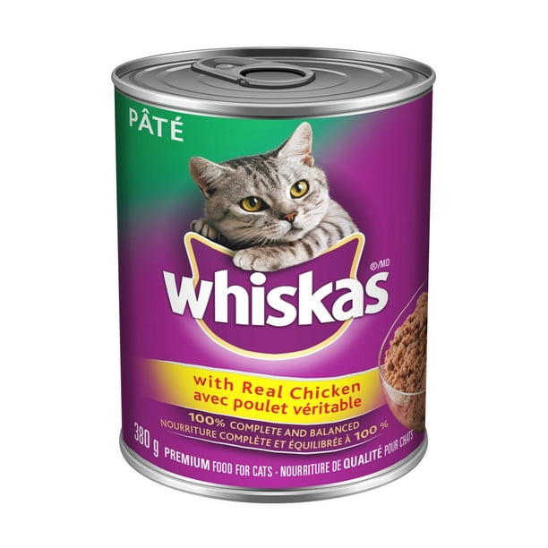 Nourriture pour chats Pâté avec poulet véritable de Whiskas