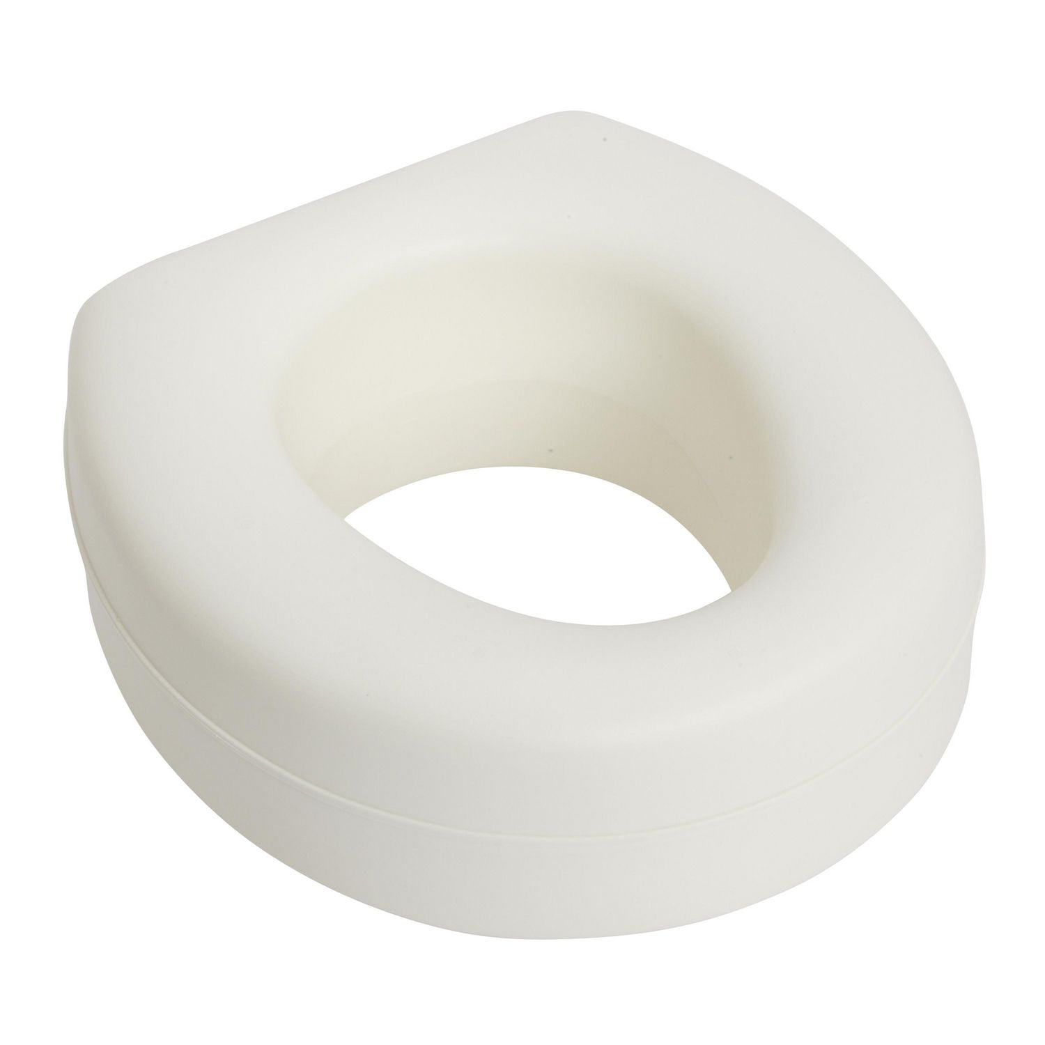 HealthSmart Raised Toilet Seat Riser for Elderly, Portable Elevated