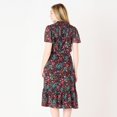 thumbnail image 3 of DV Flutter sleeve belted maxi dress, 3 of 5