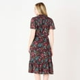 thumbnail image 3 of DV Flutter sleeve belted maxi dress, 3 of 5