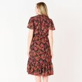thumbnail image 3 of DV Flutter sleeve belted maxi dress, 3 of 6
