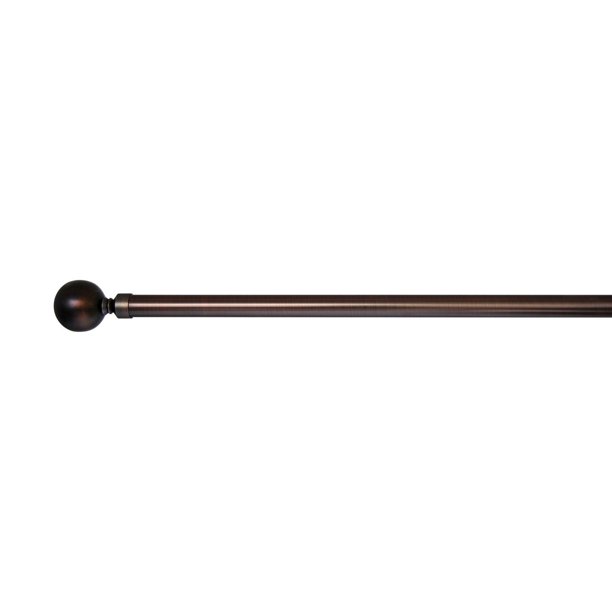 Versailles' Adjustable Ball Finial Rod Set 86in 144in Walmart.ca