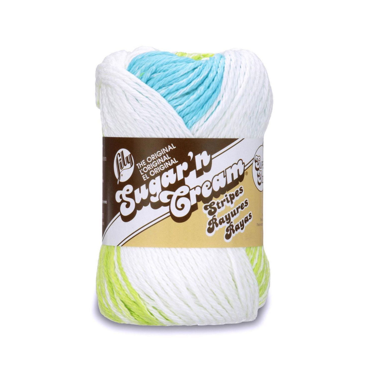 LILY SUGAR’N CREAM SUPER SIZE STRIPES YARN, MOD STRIPES Walmart Canada