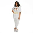 thumbnail image 1 of George Plus Women's Tee and Pant Pajamas 2-Piece Set, 1 of 6