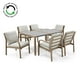 Ensemble table et chaises extérieur 7 pièces pour patio Prado Better Homes & Gardens - Brun – image 2 sur 9