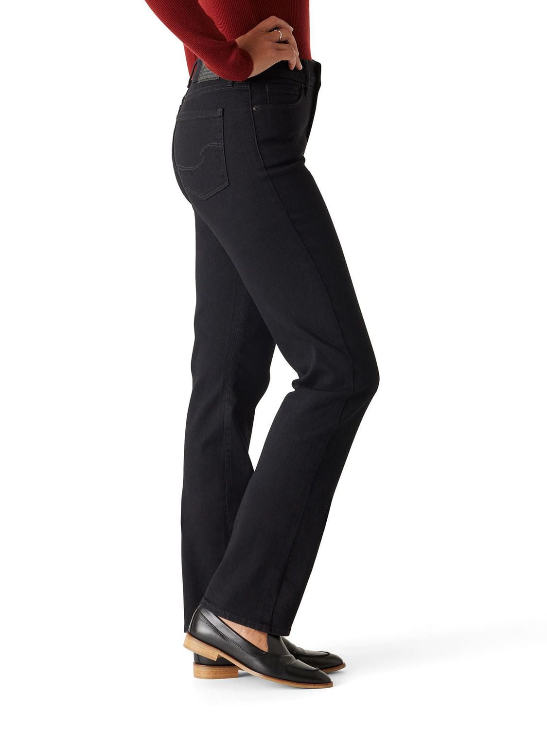 Levi Strauss Signature™ Women's Mid Rise Straight Jeans, Available sizes: 2 – 18