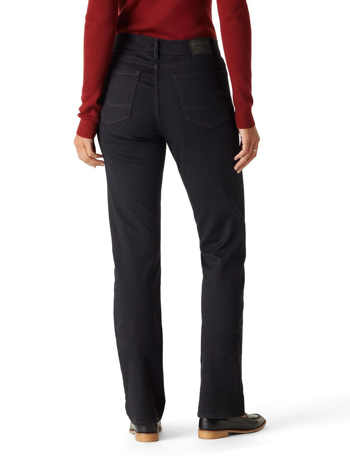 Levi Strauss Signature™ Women's Mid Rise Straight Jeans, Available sizes: 2 – 18