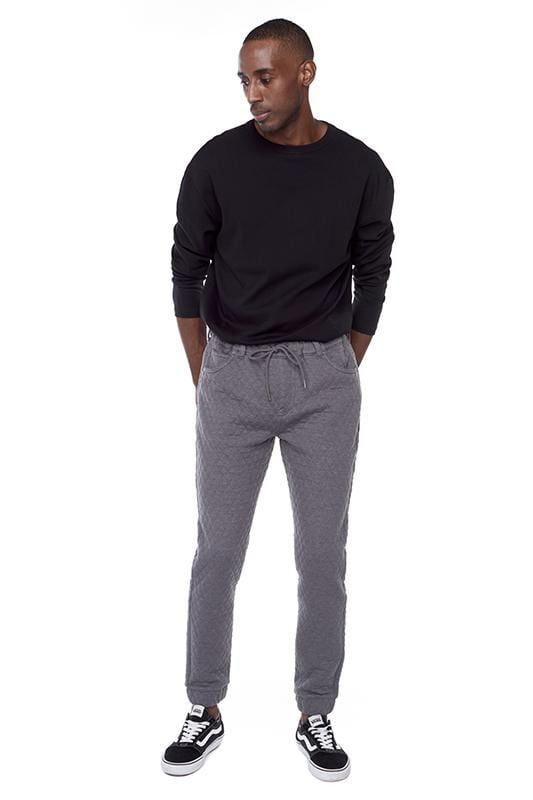 Jeaniologie ™  5-pocket Classic Cuffed Jogger - Grey