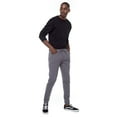 thumbnail image 2 of Jeaniologie ™  5-pocket Classic Cuffed Jogger - Grey, 2 of 5