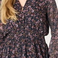 thumbnail image 5 of DV L/S smocked waist mini dress with button down front, 5 of 5