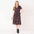 thumbnail image 2 of DV Flutter sleeve belted maxi dress, 2 of 5