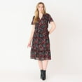 thumbnail image 2 of DV Flutter sleeve belted maxi dress, 2 of 5