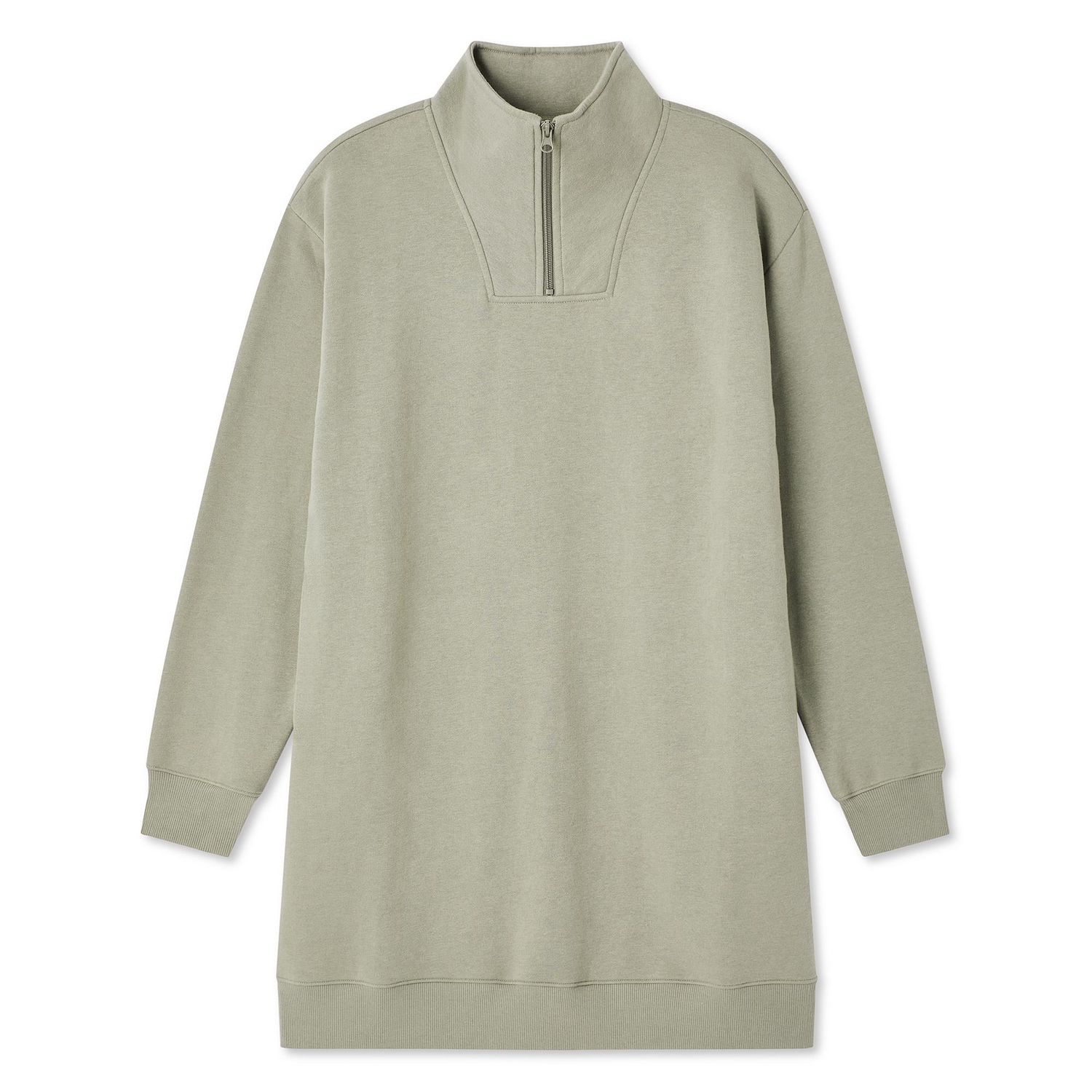 BALEAF Women's Fleece Dress Sweatshirt Tunic Long Quarter Zip