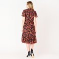 thumbnail image 4 of DV Flutter sleeve belted maxi dress, 4 of 6