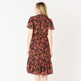 thumbnail image 3 of DV Flutter sleeve belted maxi dress, 3 of 6