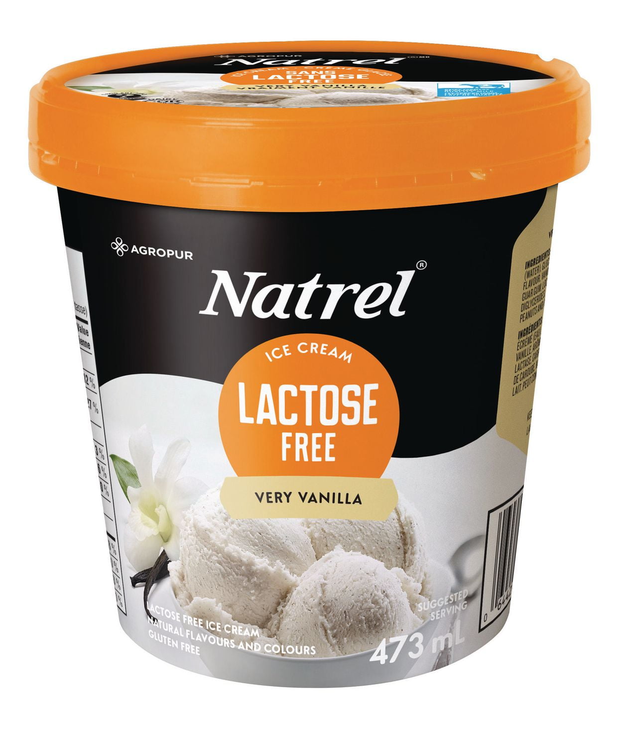Natrel Very Vanilla Lactose Free Ice Cream Walmart Canada