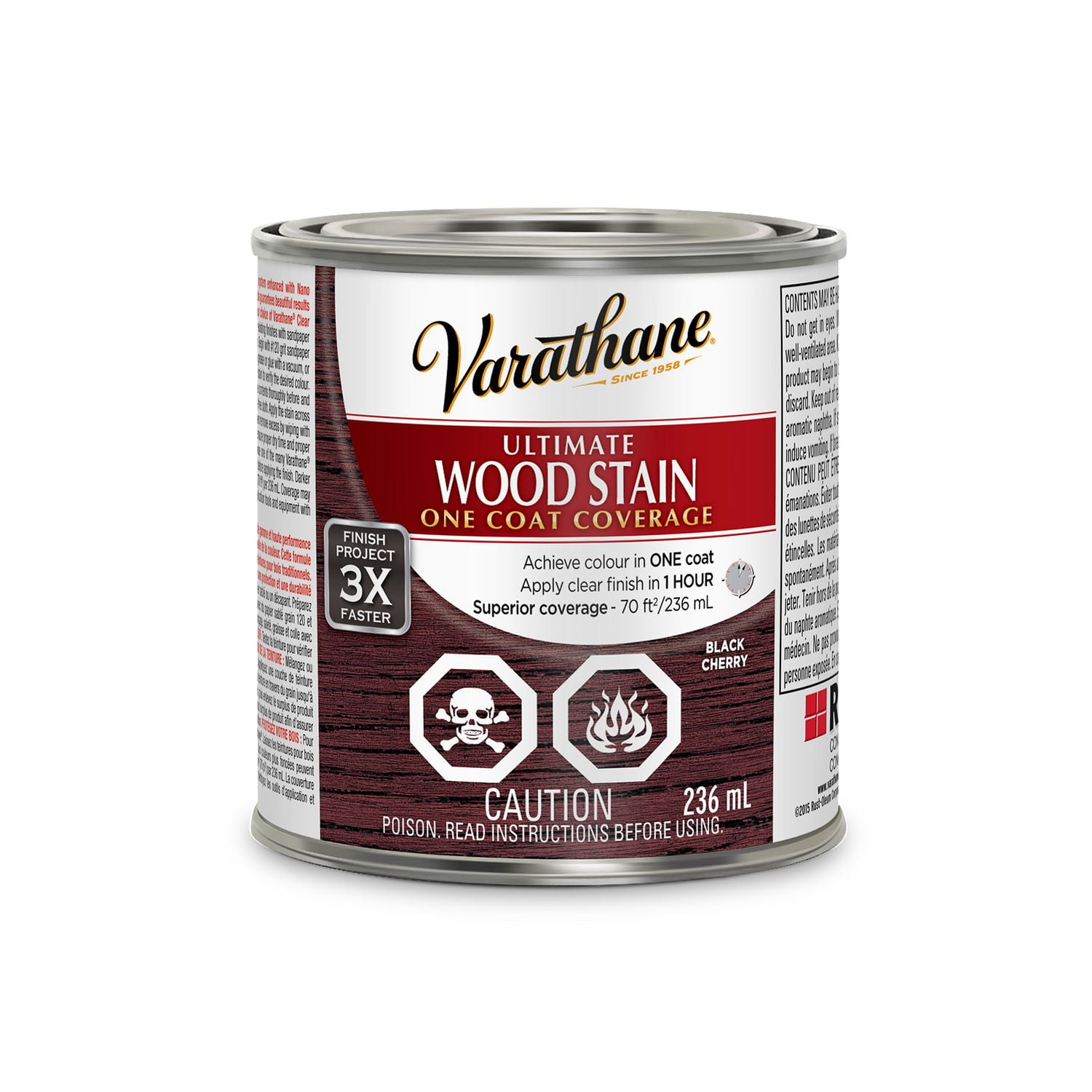 Varathane Ultimate Oil Base Black Cherry Wood Stain | Walmart Canada