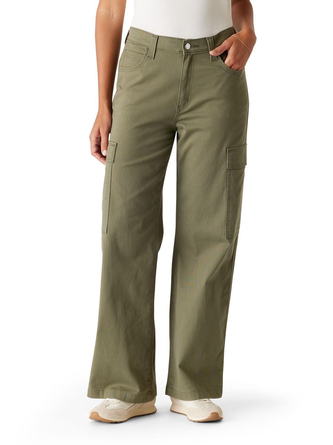 Levi Strauss Signature™ Women's  Cargo Wide Leg Jeans