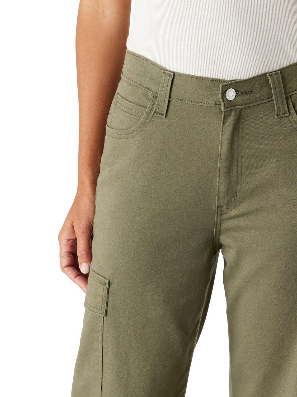 Levi Strauss Signature™ Women's  Cargo Wide Leg Jeans