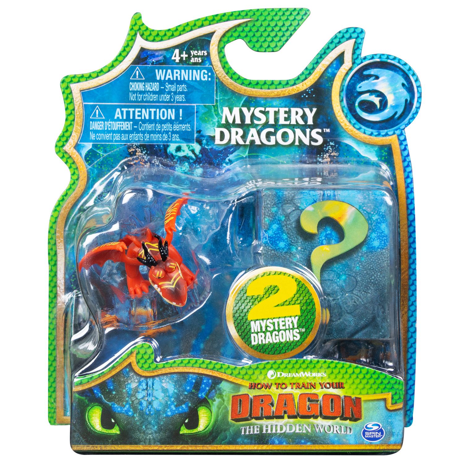 DreamWorks Dragons, Hookfang Mystery Dragons 2-Pack, Collectible Dragon ...