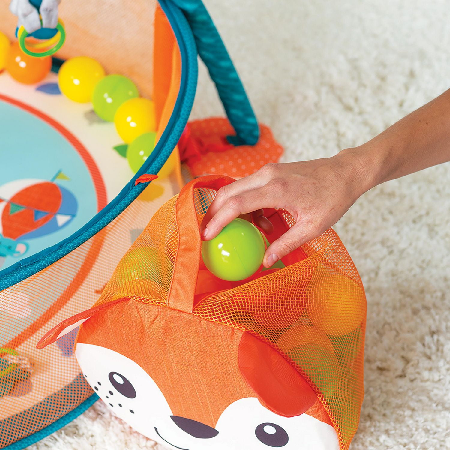 Infantino go gaga activity gym and sale ball pit