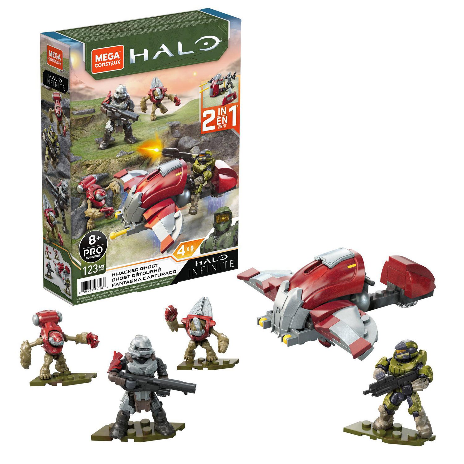 Halo Infinite Bundle Action Figures Vehicles and Mega Construx Set www ...