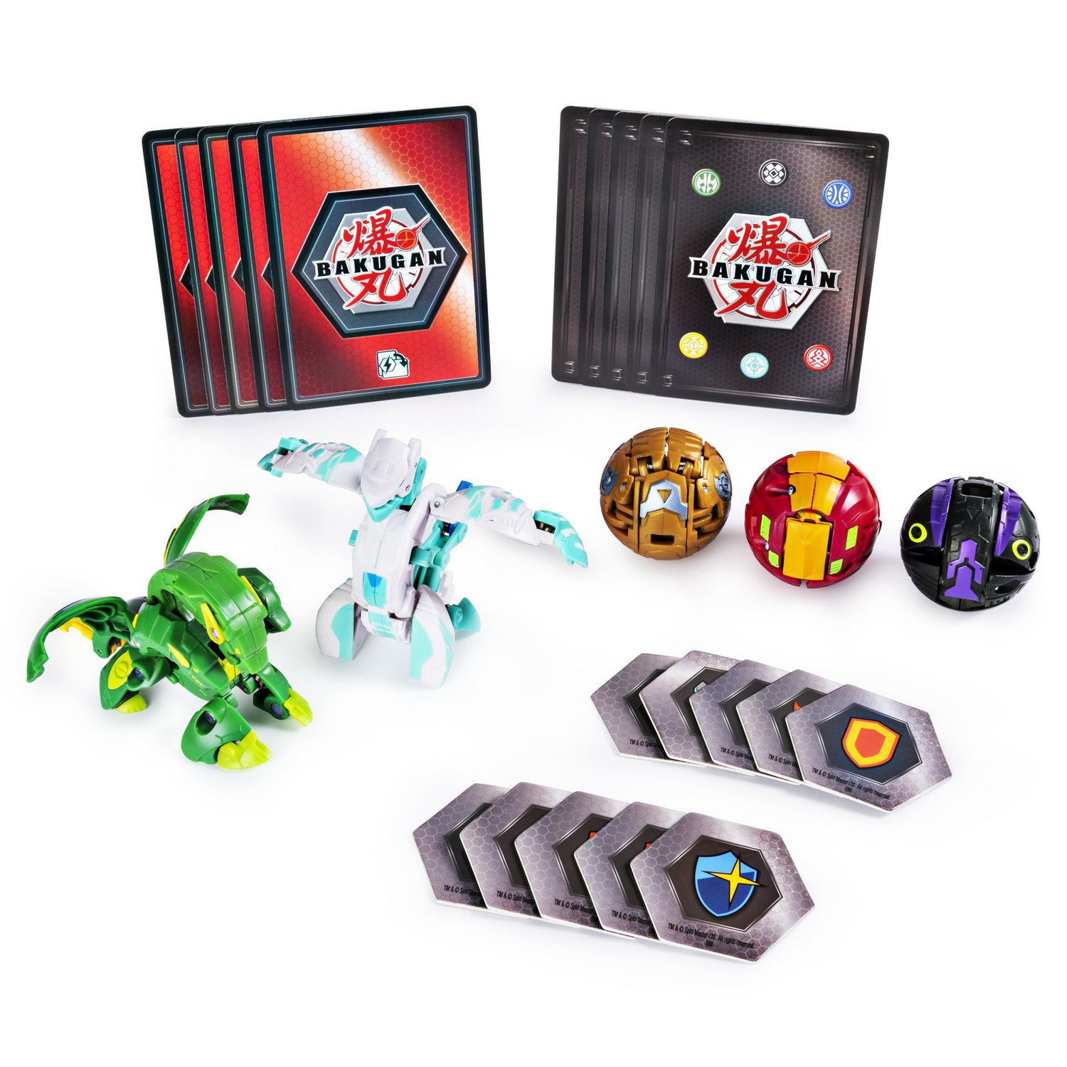 Bakugan, Battle Pack 5-Pack, Haos Serpenteze and Ventus Howlkor 