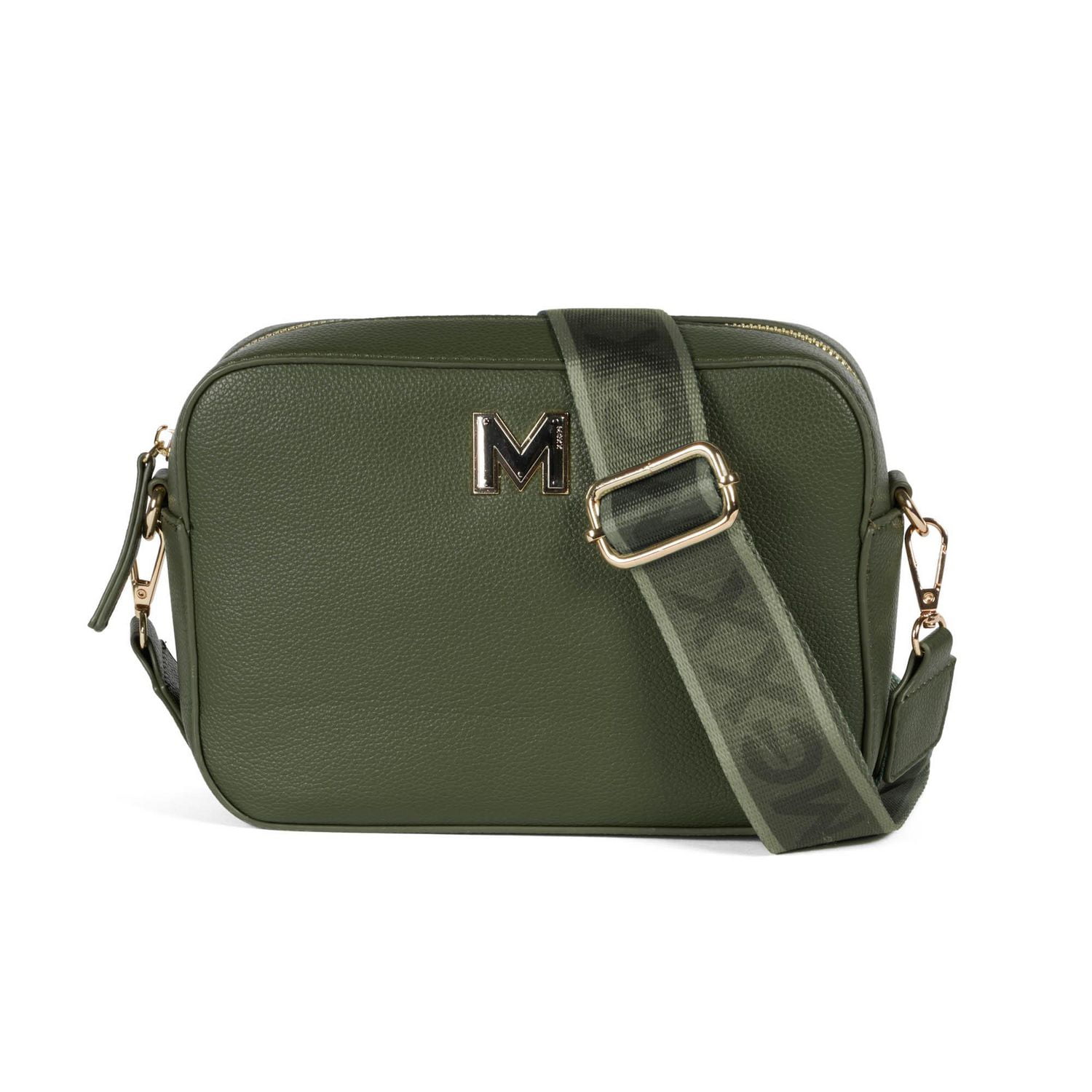 Green leather crossbody bag sale