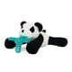 WubbaNub - Sucette pour bébé nouveau-né avec animal en peluche - Panda – image 1 sur 4