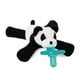 WubbaNub - Sucette pour bébé nouveau-né avec animal en peluche - Panda – image 3 sur 4
