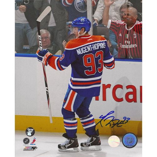 Photo Autographiée 8x10 po Ryan Nugent-Hopkins Edmonton Oilers