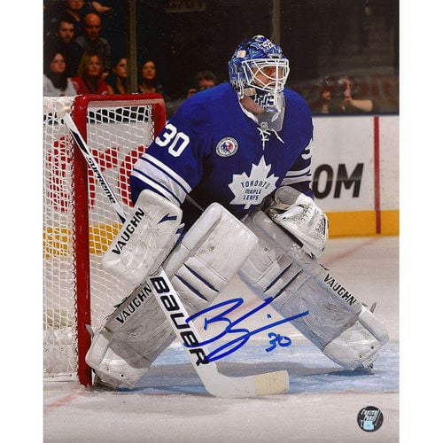 Photo Autographiée 8x10 po Ben Scrivens Toronto Maple Leafs