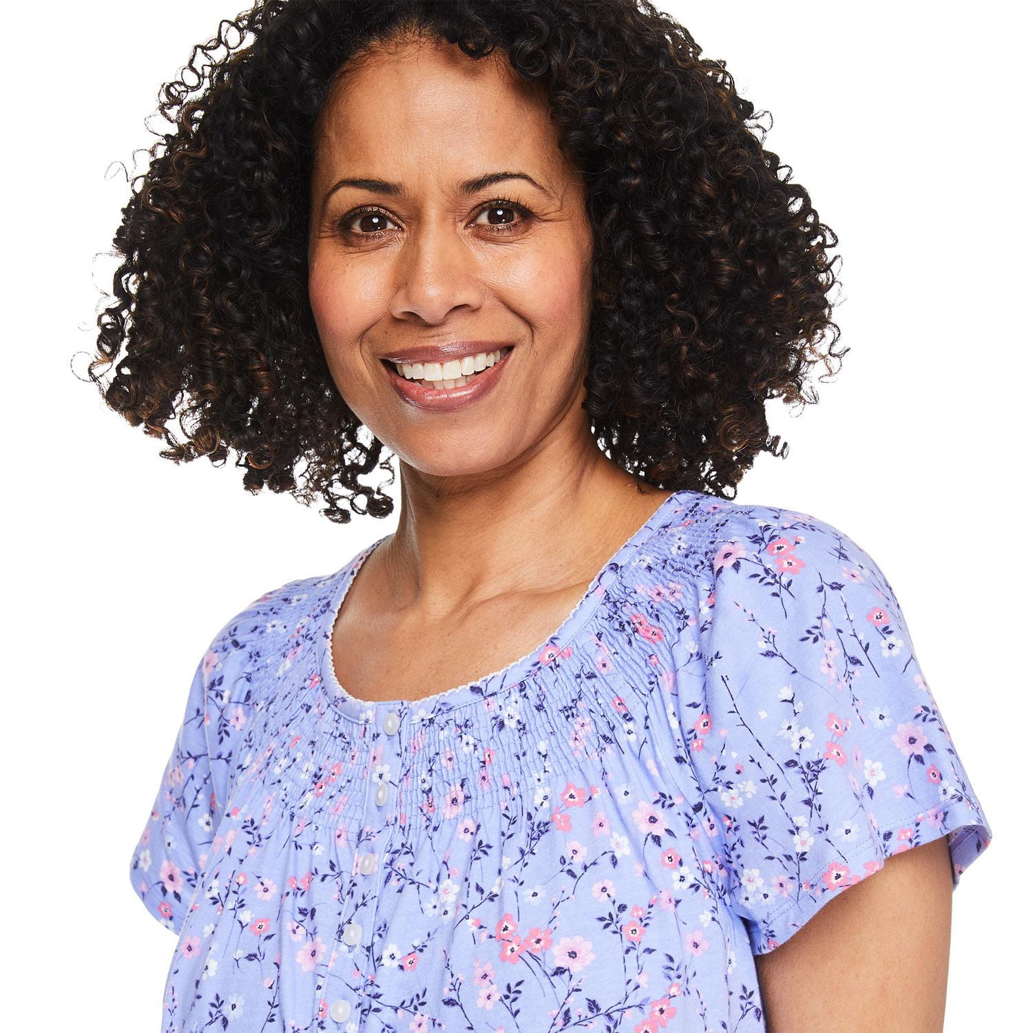 Robe de nuit à encolure dégagée Iyla pour femmes