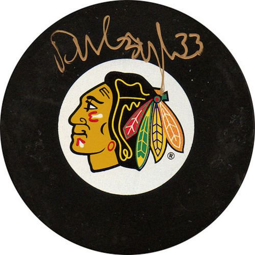 Rondelle Autographiée Dustin Byfuglien Chicago Blackhawks