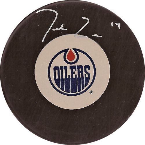 Rondelle Autographiée Jordan Eberle Edmonton Oilers
