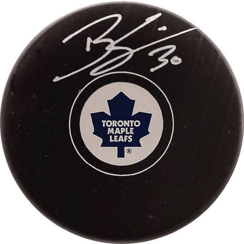 Rondelle Autographiée Ben Scrivens Toronto Maple Leafs