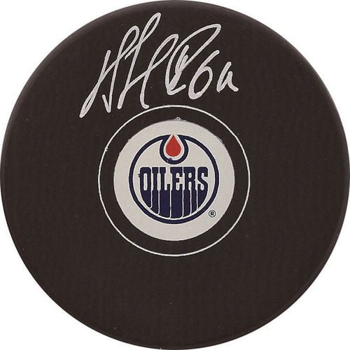 Rondelle Autographiée Nail Yakupov Edmonton Oilers