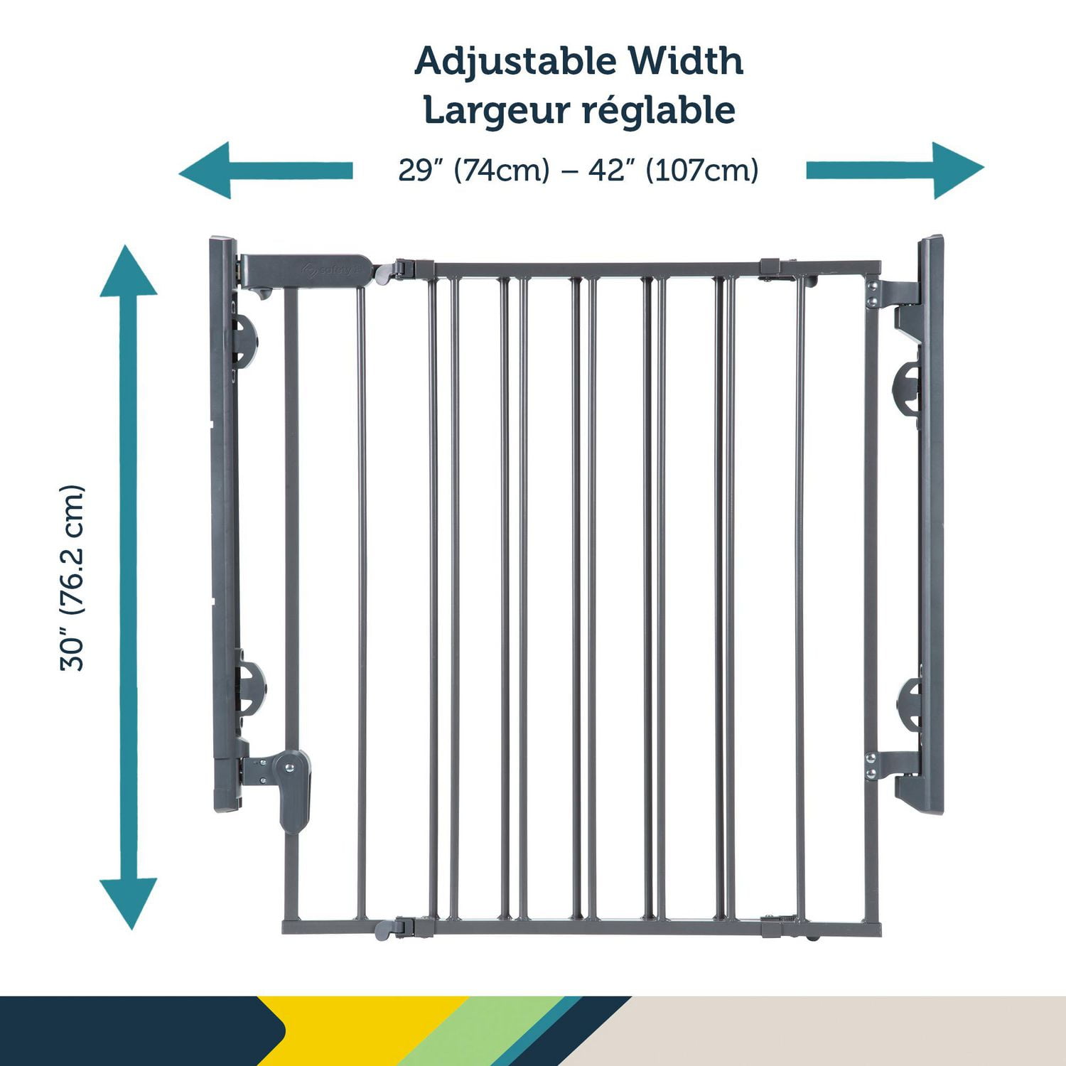Safety 1st Ready to Install Top of Stairs Gate