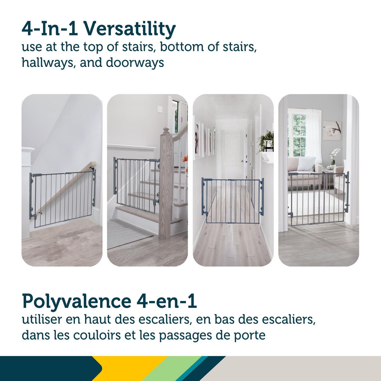 Safety 1st Ready to Install Top of Stairs Gate