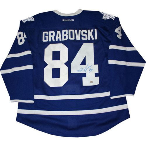Chandail Réplique Autographiée Mikhail Grabovski Toronto Maple Leafs