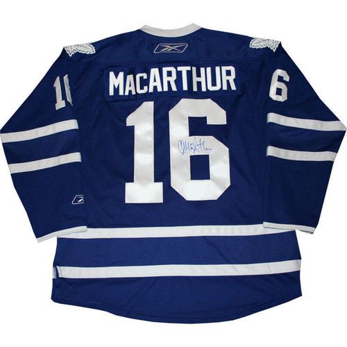 Chandail Réplique Autographiée Clarke MacArthur Toronto Maple Leafs