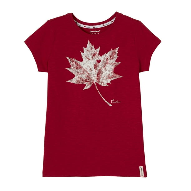 T-shirt Canadiana pour filles