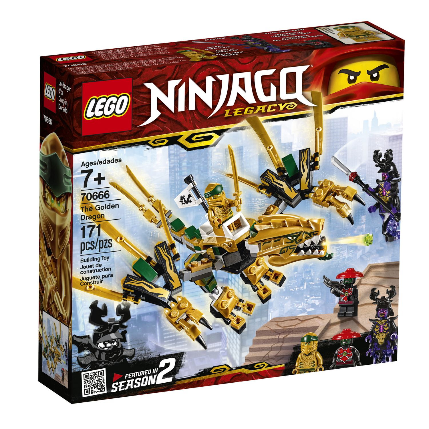 lego ninjago golden dragon walmart